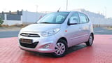 Used 2015 Hyundai i10 GL Silver – Left Front Diagonal (45°) View at First Choice Cars Sharjah
