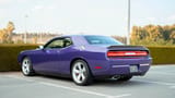 Used 2010 Dodge Challenger SRT8 Purple – Left Back Diagonal (45°) View at First Choice Cars Sharjah