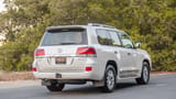 Used 2016 Toyota Land Cruiser GXR White – Right Back Diagonal (45°) View at First Choice Cars Sharjah