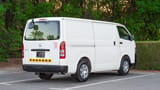 Used 2022 Toyota Hiace GL Standard Roof White – Right Back Diagonal (45°) View at First Choice Cars Sharjah