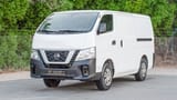 Used 2022 Nissan Urvan Standard Roof White – Left Front Diagonal (45°) View at First Choice Cars Sharjah