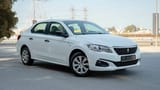 Used 2021 Peugeot 301 Allure in White – Right Front Diagonal (45°) View for Sale at First Choice Cars Dubai Sharjah