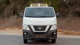 Used 2021 Nissan Urvan Standard Roof White – Front View at First Choice Cars Sharjah