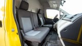 Used 2020 Toyota Hiace GL High Roof Yellow – Front Passenger Side Cabin View at First Choice Cars Sharjah