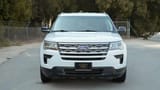 Used 2018 Ford Explorer XLT White – Front View at First Choice Cars Sharjah