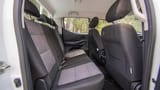 Used 2023 Peugeot Landtrek Double Cabin Silver – Rear Passenger Side Cabin View at First Choice Cars Sharjah