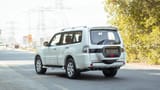 Used 2022 Mitsubishi Pajero GLS White – Left Back Diagonal (45°) View at First Choice Cars Sharjah
