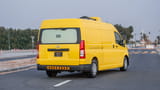 Used 2020 Toyota Hiace GL High Roof Yellow – Right Back Diagonal (45°) View at First Choice Cars Sharjah