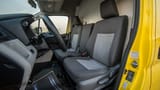 Used 2020 Toyota Hiace GL High Roof Yellow – Front Driver Side Cabin View at First Choice Cars Sharjah