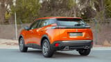 Used 2023 Peugeot 2008 Active Orange – Left Back Diagonal (45°) View at First Choice Cars Sharjah