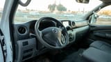 Used 2022 Nissan Urvan High Roof White – Driver Side Dashboard & Steering View at First Choice Cars Sharjah