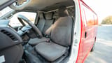 Used 2020 Toyota Hiace GL High Roof Red – Front Driver Side Cabin View at First Choice Cars Sharjah