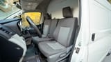 Used 2020 Toyota Hiace GL High Roof White – Front Driver Side Cabin View at First Choice Cars Sharjah