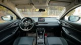 Used 2023 Mazda CX-3 GS Blue – Front Cabin / Dashboard Full View at First Choice Cars Sharjah