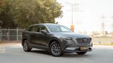 Used 2020 Mazda CX-9 GT Grey – Right Front Diagonal (45°) View at First Choice Cars Sharjah