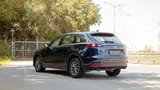 Used 2023 Mazda CX-9 GT in Blue – Left Back Diagonal (45°) View for Sale at First Choice Cars Dubai Sharjah