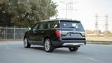 Used 2019 Ford Expedition Platinum in Black – Left Back Diagonal (45°) View for Sale at First Choice Cars Dubai Sharjah