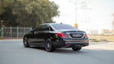 Used 2017 Mercedes Benz S CLASS S 400 in Black – Left Back Diagonal (45°) View for Sale at First Choice Cars Dubai Sharjah