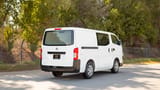 Used 2022 Nissan Urvan Standard Roof in White – Right Back Diagonal (45°) View for Sale at First Choice Cars Dubai Sharjah