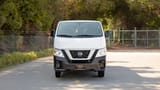 Used 2022 Nissan Urvan Standard Roof in White – Front View for Sale at First Choice Cars Dubai Sharjah