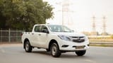 Used 2020 Mazda BT-50 XS in White – Right Front Diagonal (45°) View for Sale at First Choice Cars Dubai Sharjah