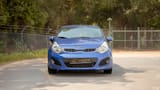 Used 2015 Kia Rio EX in Blue – Front View for Sale at First Choice Cars Dubai Sharjah