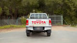 Used 2019 Toyota Hilux DLX Double Cabin in White – Back/Rear View for Sale at First Choice Cars Dubai Sharjah