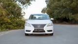 Used 2019 Nissan Sentra S in White – Front View for Sale at First Choice Cars Dubai Sharjah