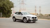 Used 2020 BMW X2 S-Drive 20i in White – Right Front Diagonal (45°) View for Sale at First Choice Cars Dubai Sharjah