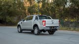 Used 2021 Ford Ranger XL in Silver – Left Back Diagonal (45°) View for Sale at First Choice Cars Dubai Sharjah