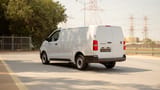 Used 2025 Fiat Scudo Delivery Van in White – Left Back Diagonal (45°) View for Sale at First Choice Cars Dubai Sharjah