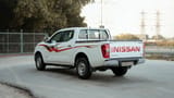 Used 2022 Nissan Navara SE in White – Left Back Diagonal (45°) View for Sale at First Choice Cars Dubai Sharjah