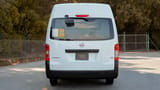 Used 2019 Nissan Urvan High Roof in White – Back/Rear View for Sale at First Choice Cars Dubai Sharjah