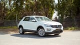 Used 2021 Volkswagen T-Roc Trend in White – Right Front Diagonal (45°) View for Sale at First Choice Cars Dubai Sharjah