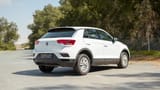 Used 2021 Volkswagen T-Roc Trend in White – Right Back Diagonal (45°) View for Sale at First Choice Cars Dubai Sharjah