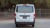 Used 2022 Nissan Urvan Standard Roof in White – Back/Rear View for Sale at First Choice Cars Dubai Sharjah