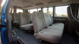 Used 2019 GMC Savana Passanger Van in Blue – Rear Passenger Side Cabin View for Sale at First Choice Cars Dubai Sharjah