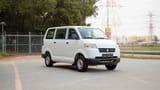 Used 2013 Suzuki APV Passanger Van in White – Right Front Diagonal (45°) View for Sale at First Choice Cars Dubai Sharjah