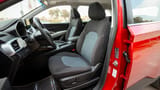 Used 2023 Chevrolet Captiva Premier in Red – Front Driver Side Cabin View for Sale at First Choice Cars Dubai Sharjah