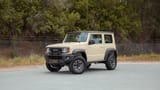 Used 2025 Suzuki Jimny GLX in Beige – Left Front Diagonal (45°) View for Sale at First Choice Cars Dubai Sharjah