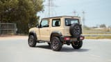 Used 2025 Suzuki Jimny GLX in Beige – Left Back Diagonal (45°) View for Sale at First Choice Cars Dubai Sharjah