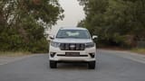 Used 2022 Toyota Prado VXR in White – Front View for Sale at First Choice Cars Dubai Sharjah