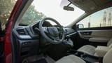 Used 2021 Honda CR-V LX in Red – Driver Side Dashboard & Steering View for Sale at First Choice Cars Dubai Sharjah