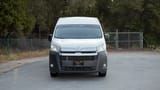 Used 2025 Toyota Hiace GLX High Roof in White – Front View for Sale at First Choice Cars Dubai Sharjah