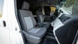 Used 2025 Toyota Hiace GLX High Roof in White – Front Passenger Side Cabin View for Sale at First Choice Cars Dubai Sharjah