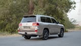 Used 2017 Toyota Land Cruiser GXR in Beige – Right Back Diagonal (45°) View for Sale at First Choice Cars Dubai Sharjah