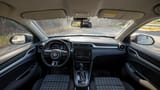 Used 2024 MG ZS Comfort in Silver – Front Cabin / Dashboard Full View for Sale at First Choice Cars Dubai Sharjah