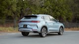 Used 2025 BYD Song Plus Design in Blue – Right Back Diagonal (45°) View for Sale at First Choice Cars Dubai Sharjah