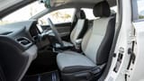 Used 2023 Hyundai Accent Smart in White – Front Driver Side Cabin View for Sale at First Choice Cars Dubai Sharjah