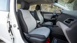 Used 2023 Hyundai Accent Smart in White – Front Passenger Side Cabin View for Sale at First Choice Cars Dubai Sharjah
